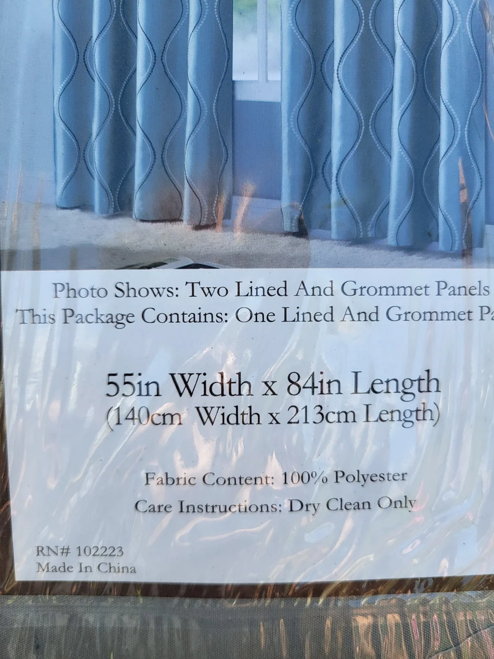 Two 84 Inch Brielle Aqua and Chocolate Brown Curtains 2 Panels Set